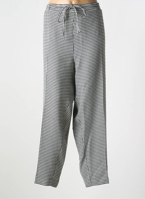 Pantalon droit noir MAT. pour femme