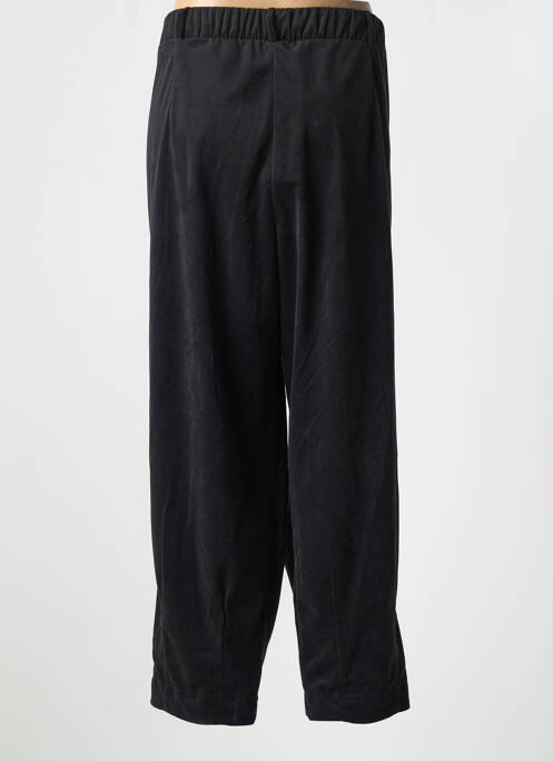 Pantalon droit noir MAT. pour femme