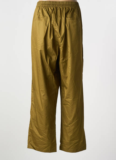 Pantalon droit vert MAT. pour femme