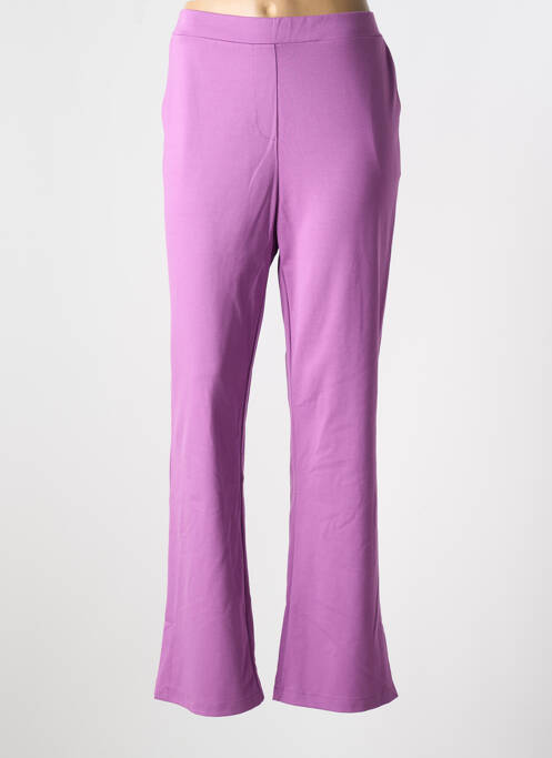Pantalon flare violet XXLA FEMME pour femme