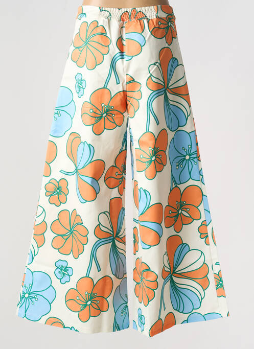 Pantalon large orange TRAFFIC PEOPLE pour femme