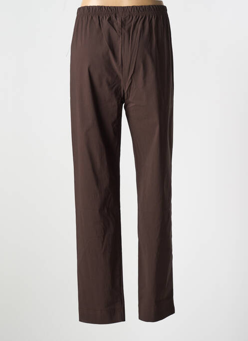 Pantalon slim marron OLIVER JUNG pour femme