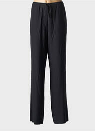 Pantalon droit tissage crêpe taille normale noir DOROTHEE SCHUMACHER femme