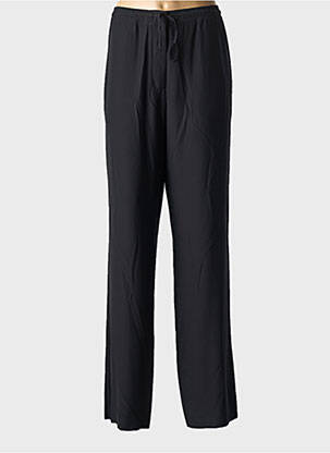 Pantalon droit tissage crêpe taille normale noir DOROTHEE SCHUMACHER femme
