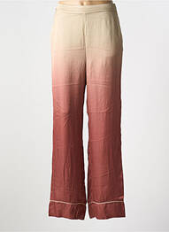 Pantalon droit taille haute taille haute beige NOTSHY femme