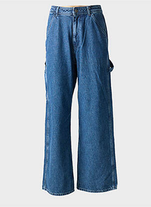 Jeans coupe large stretch taille haute bleu ARNACOEUR femme