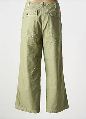 Jeans coupe large stretch taille haute vert ARNACOEUR femme