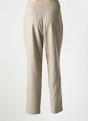 Pantalon droit taille élastique taille normale marron HANA SAN femme
