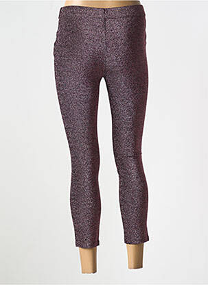 Legging effet matière satinée taille normale violet KARMA KOMA femme