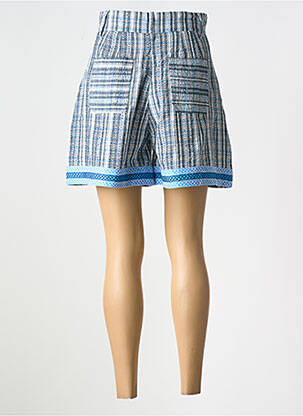 Short taille haute taille à pinces bleu V.DE.VINSTER fille