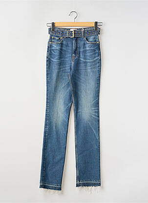 Jeans coupe slim stretch taille normale bleu GANNI femme
