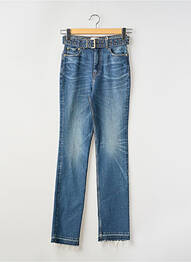 Jeans coupe slim stretch taille normale bleu GANNI femme