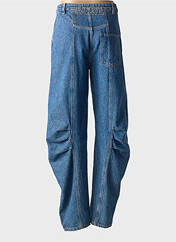 Jeans coupe droite bleu ROTATE pour femme seconde vue