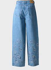 Jeans coupe large bleu ROTATE pour femme seconde vue