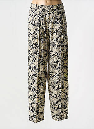 Pantalon droit noir LAURENCE BRAS pour femme