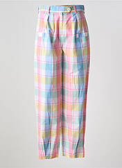 Pantalon droit rose V.DE.VINSTER pour femme seconde vue