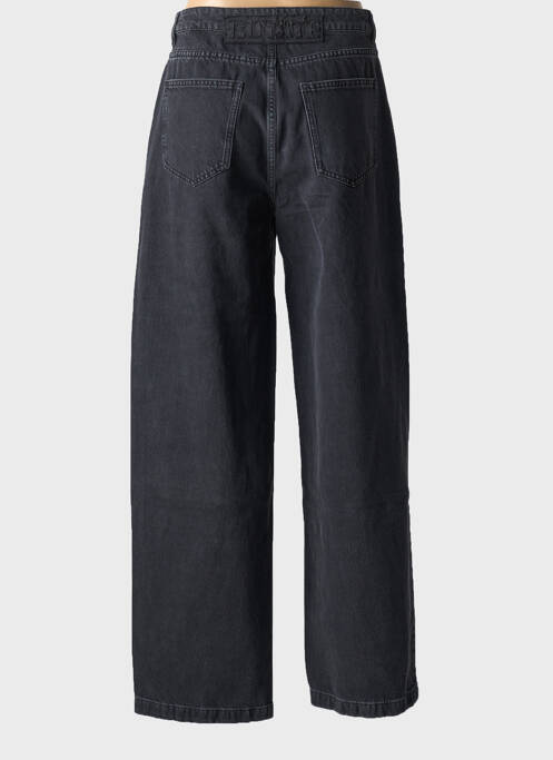 Jeans coupe large stretch taille haute noir ROTATE femme