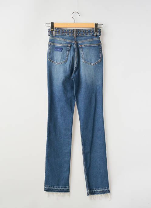 Jeans coupe slim bleu GANNI pour femme