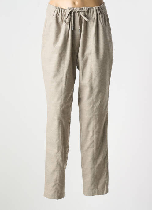 Pantalon droit marron HANA SAN femme