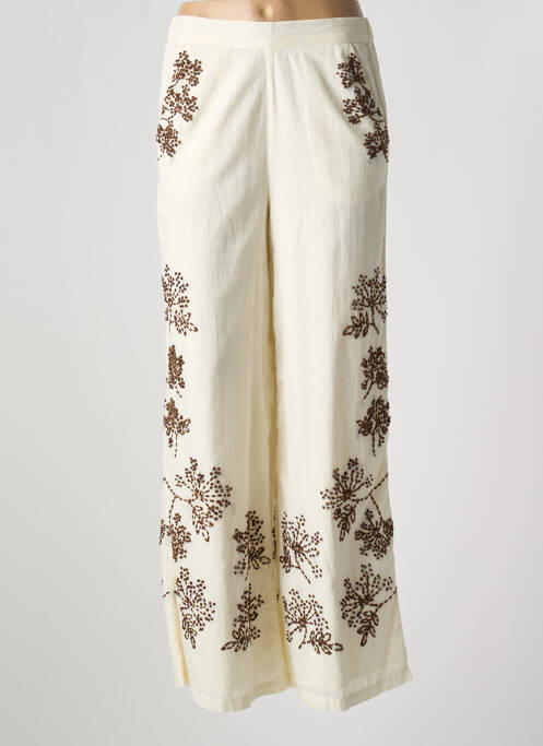 Pantalon large beige DIEGA pour femme