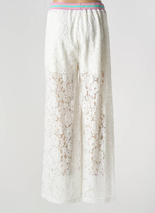 Pantalon large blanc ME369 pour femme