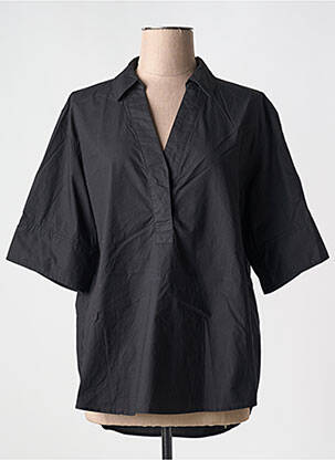 Blouse manches 3/4 manches 3/4 noir RAILS femme