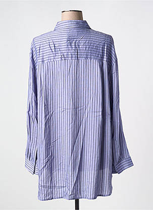 Tunique manches longues col chemisier violet KARMA KOMA femme