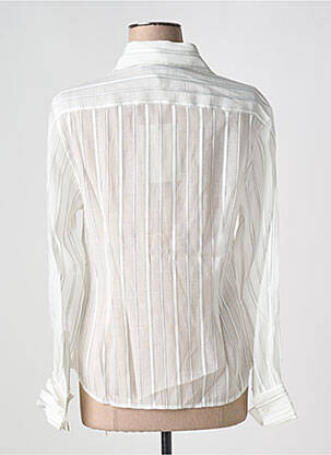 Chemisier tissage crêpe manches longues gris REMAIN femme
