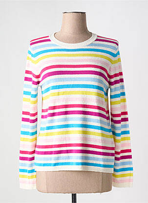 Pull stretch manches longues rouge LES TRICOTS DE LÉA femme