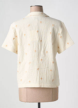 Chemisier manches courtes manches courtes beige MAISON LABICHE femme