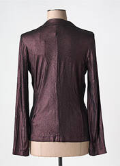 Blazer violet MAJESTIC FILATURES pour femme seconde vue