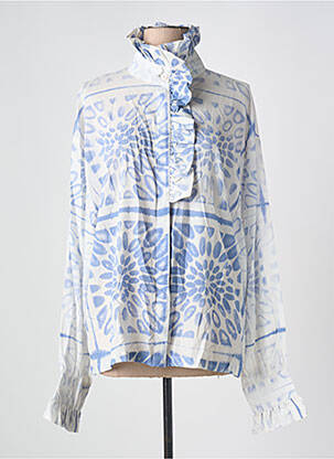 Chemisier bleu V.DE.VINSTER femme