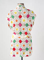 Gilet manches courtes blanc LES TRICOTS DE LÉA pour femme seconde vue