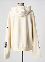 Sweat-shirt à capuche beige NEWTONE pour femme seconde vue