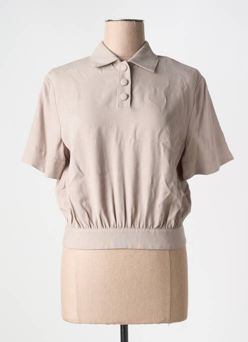 Blouse manches courtes manches courtes gris REMAIN femme