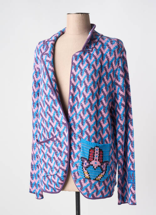 Blazer bleu ME369 pour femme