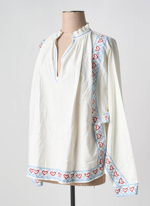 Blouse beige V.DE.VINSTER pour femme