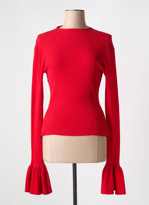 Pull rouge ROTATE pour femme
