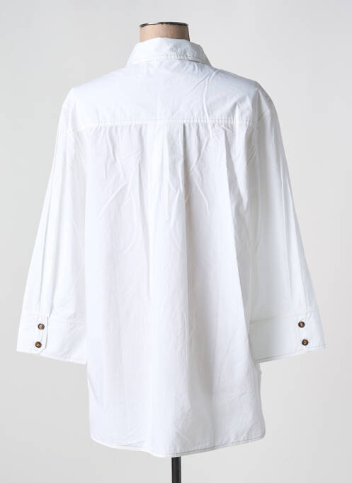 Tunique manches longues blanc GANNI pour femme