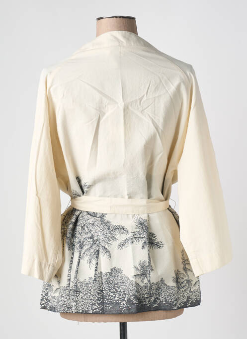 Veste kimono beige DIEGA pour femme