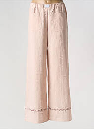 Pantalon droit stretch taille normale rose MAISON LABICHE femme