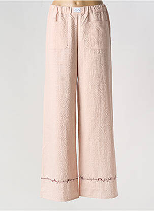 Pantalon droit stretch taille normale rose MAISON LABICHE femme