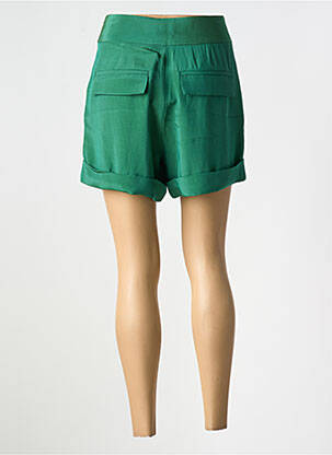 Short fermeture zippée sous rabat avec crochet taille normale vert KARMA KOMA femme
