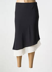 Jupe mi-longue noir ROTATE pour femme seconde vue