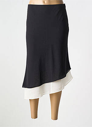 Jupe mi-longue noir ROTATE pour femme
