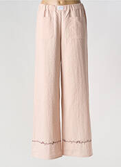 Pantalon droit rose MAISON LABICHE pour femme seconde vue