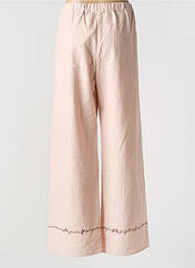 Pantalon droit rose MAISON LABICHE pour femme seconde vue