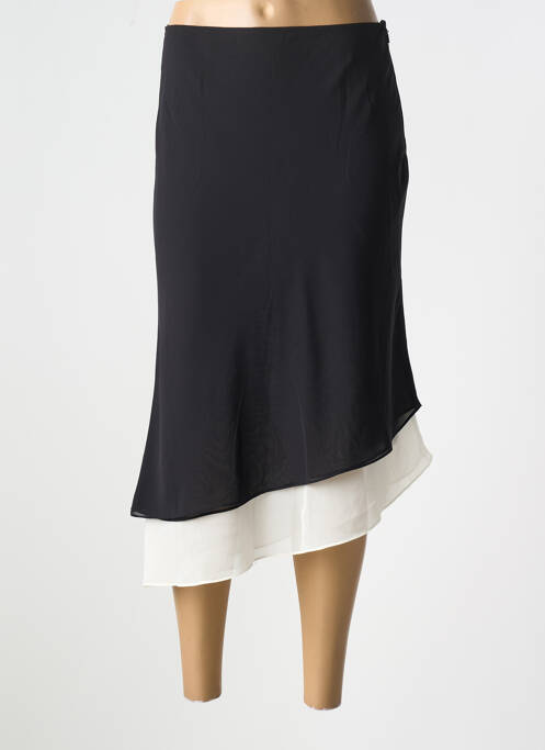 Jupe mi-longue noir ROTATE pour femme