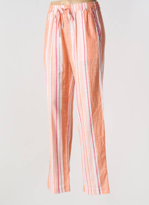 Pantalon droit orange CHARLIE JOE pour femme