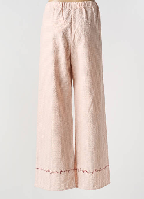 Pantalon droit rose MAISON LABICHE pour femme
